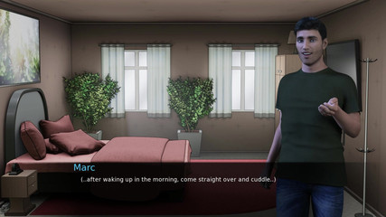 رغبة شبحية الحلقة 1 - داينا ومارك يعانقان بعضهما البعض