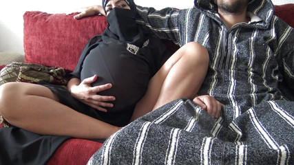 زوجة مصرية عربية سخيف الحامل